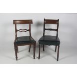 A set of seven early 19th Century mahogany Dining Chairs,