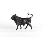 A heavy bronze model of a Bull, approx. 28cms (11") high.