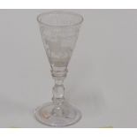A rare antique Cordial Glass,
