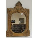 An oval gilt framed Wall Mirror.