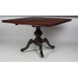 A mahogany Breakfast Table, 19th Century and later,