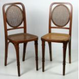 A set of 6 attractive Bentwood and cane work Dining Chairs.
