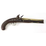 A good late 18th Century English Flintlock Dueling Pistol, by Galton, London & Birmingham,