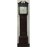 A late 18th Century Irish inlaid mahogany Longcase Clock,