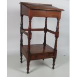A 19th Century mahogany Porters Desk,