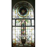 The Earley Studios, Dublin A large colourful stained glass Window,