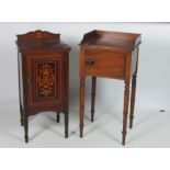 An Irish Georgian mahogany Bedside Locker,