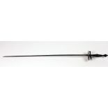 A very good 18th Century Court Small Sword, with numerous faceted beads, and an oval guard,