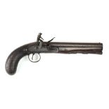 A very good early 19th Century Irish Flintlock Dueling Pistol, by Mc Dermot, Dublin,