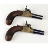 An attractive pair of small percussion Pocket Pistols,