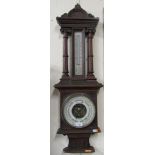 A 19th Century oak Barometer, by J.