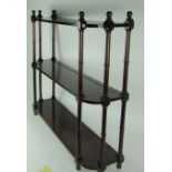 A pair of attractive three tier free standing Table Book Shelves or Wall Brackets,