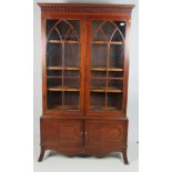 A good quality 19th Century George III style Bookcase or Display Cabinet, of attractive proportions,