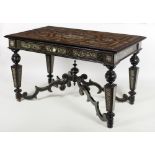 An exceptionally fine quality early 19th Century Italian ebonised Centre Table,