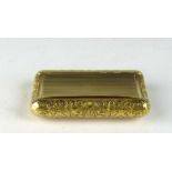 An attractive 19th Century 9ct gold Vesta Case, with intricate floral design, approx. 53.7 g.