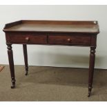 A 19th Century mahogany Side or Dressing Table,