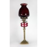 A good Corinthian style brass Table Lamp,