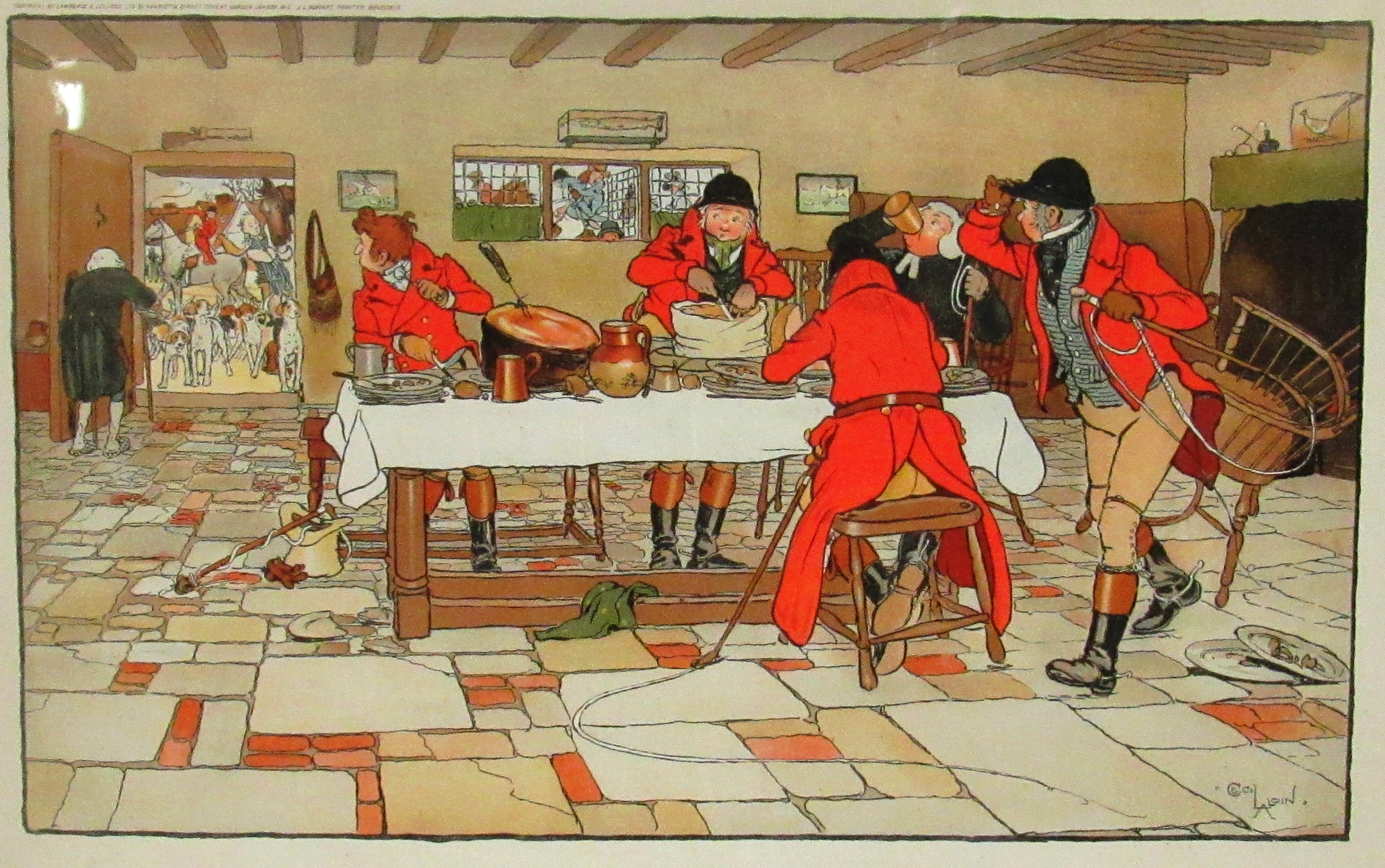 After Cecil Aldin "The Hunt Breakfast," and "The Hunt Supper,
