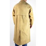 War of Independence: A large and heavy cream coloured Overcoat or Trench Coat,