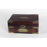 An attractive brass bound rosewood Box.