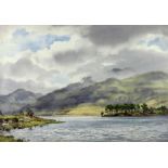 Frank Egginton (1908 - 1990) R.C.A. & F.I.A.L. Watercolour: "Loch Eilt, Inverness-shire," approx.