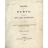 [Burckhardt (John Lewis)] Travels in Nubia, 4to, L. (J. Murray) 1822, Second Edn., engd. port.