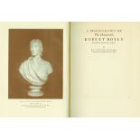 [Robert (Boyle)] Fulton (J.F.) A Bibliography of The Honourable Robert Boyle, 4to Oxford 1932.