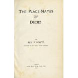 Power (Rev. P.) The Placenames of Decies, 8vo L.1907. First Edn. map frontis., fold.