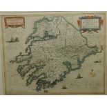 Fine Hand-Coloured Irish Maps, c.