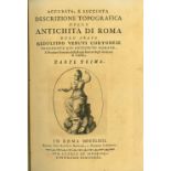 Venuti (Ridolfino) Accurata, e Succinta Descrizione Topografica della Antichita di Roma, Vol.