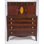 A 19th Century mahogany Bureau Chest,