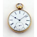 A heavy George IV 18ct gold Pocket Watch, Chester c.