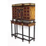 An 18th Century style Continental Cabinet on Stand,