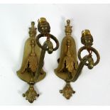 A pair of 19th Century French gilt bronze Wall Lights,