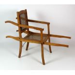 A rare and unusual late 19th Century / early 20th Century folding 'Sedan' Chair,