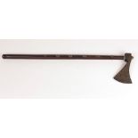 A late 18th Century / early 19th Century Middle Eastern Horseman's Battle Axe,