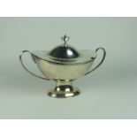 A quality 19th Century boat shaped silver plated Soup Tureen and Cover,