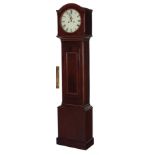 An Irish Victorian mahogany Grandfather Clock,