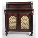 A Regency period rosewood Chiffonier,