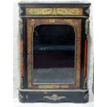 A 19th Century French red boulle Side Cabinet,