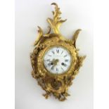 An attractive and fine quality 19th Century French Cartel Clock, of rococo design by C.