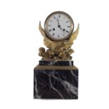 A 19th Century gilt bronze and heavy marble Mantle Clock, by Paul Garnier, Paris,