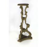 A 19th Century carved giltwood Torchere in the Chippendale style,