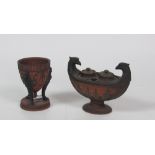 A rare 19th Century Spode Etruscan style three legged Bowl,