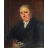 John Butler Yeats R.H.A. (1839 - 1922) "Portrait of Provost John Pentland Mahaffy," O.O.C., approx.