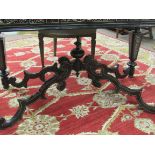 An exceptionally fine quality early 19th Century Italian ebonised Centre Table,