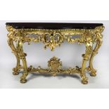 An early 19th Century English giltwood Console Table,