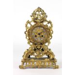 A fine quality 19th Century gilt ormolu cased Mantel Clock, by Roblin, Paris,