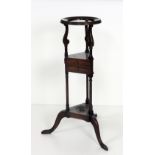 A 19th Century style mahogany Wig Stand,