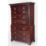 A 19th Century mahogany Tallboy,